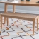 Cadence Dining Bench in Natural Wood & Rope