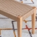 Cadence Dining Bench in Natural Wood & Rope