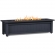 Ortun Outdoor Propane Fire Table in Gray Powder Coated Steel