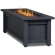Ortun Outdoor Propane Fire Table in Gray Powder Coated Steel