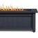 Ortun Outdoor Propane Fire Table in Gray Powder Coated Steel