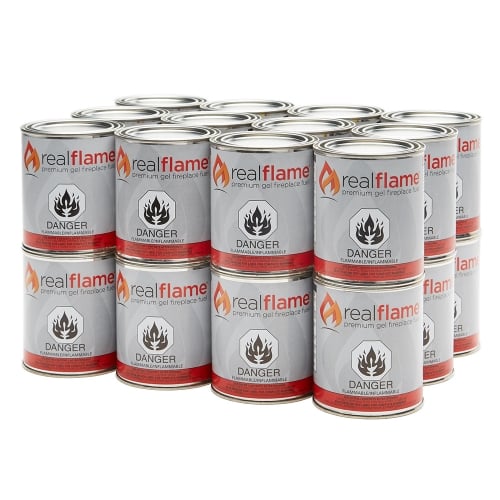 Ventless Fireplace Gel Fuel - 13 oz Cans - 24 pk