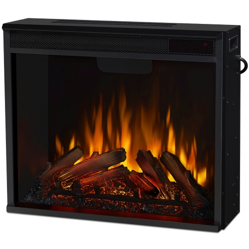 VividFlame Electric Firebox in Powder Coated Black Steel