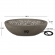 Riverside Outdoor Large Oval Liquid Propane Fire Bowl in Glacier Gray