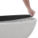 Riverside Outdoor Fire Bowl Oval Steel Lid in Black