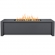 Keenan Outdoor 52" Rectangle Propane Fire Table in Gray
