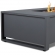 Keenan Outdoor 52" Rectangle Propane Fire Table in Gray