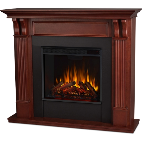 Ashley Electric Fireplace in Mahogany