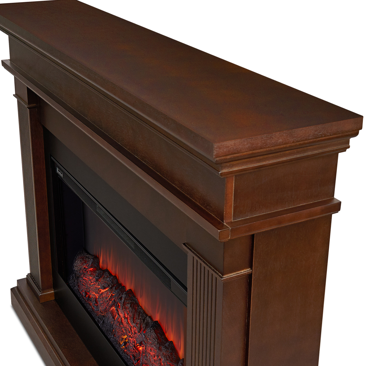 Real Flame 8080e Dw Beau Electric Fireplace In Dark Walnut