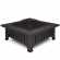 Lafayette Fire Pit in Black with Gray Slate Tile Top
