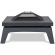 Breton Wood Burning Fire Pit in Gray Steel