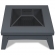 Breton Wood Burning Fire Pit in Gray Steel