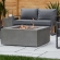 Baltic Outdoor 37" Square Propane Fire Table in Glacier Gray