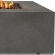 Baltic Outdoor 37" Square Propane Fire Table in Glacier Gray