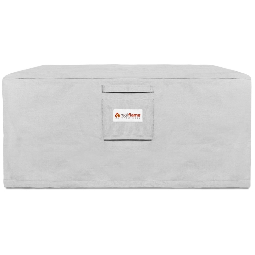 Baltic Square Fire Table Protective Cover in Light Gray