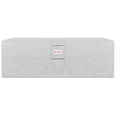 Baltic Rectangle Fire Table Protective Cover in Light Gray