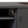 Vance Outdoor Propane Fire Table in Weathered Slate Gray Steel
