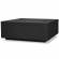 Aegean Square Propane Fire Table with Natural Gas Kit in Black Powder Coated Steel