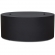 Aegean Round Propane Fire Table with Natural Gas Kit in Black