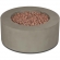 Aegean Round Propane Fire Table with Natural Gas Kit in Mist Gray