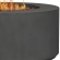 Aegean Round Propane Fire Table with Natural Gas Kit in Weathered Slate