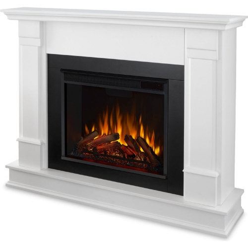 Silverton Electric Fireplace in White