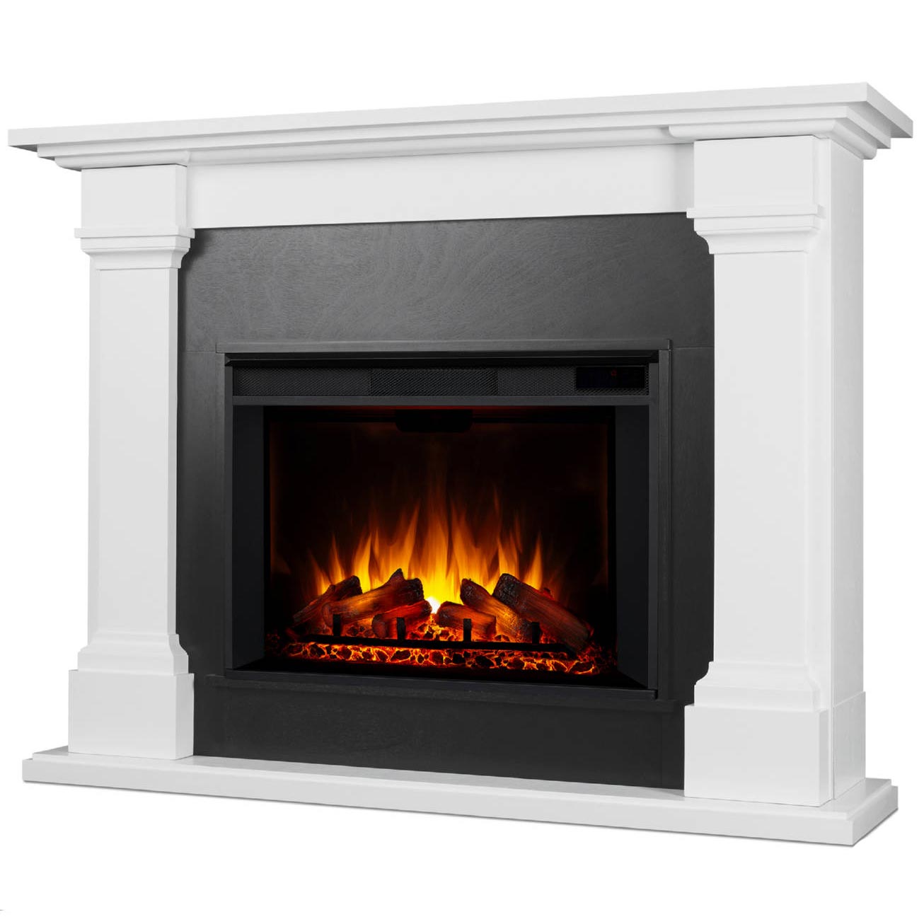 Real Flame 8011E-W Callaway Grand Indoor Electric Fireplace in White