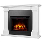 Callaway Grand Indoor Electric Fireplace in White