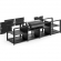 Denver 245 85" Credenda Cabinet in Walnut for Hisense UST 4K HD Laser Projector