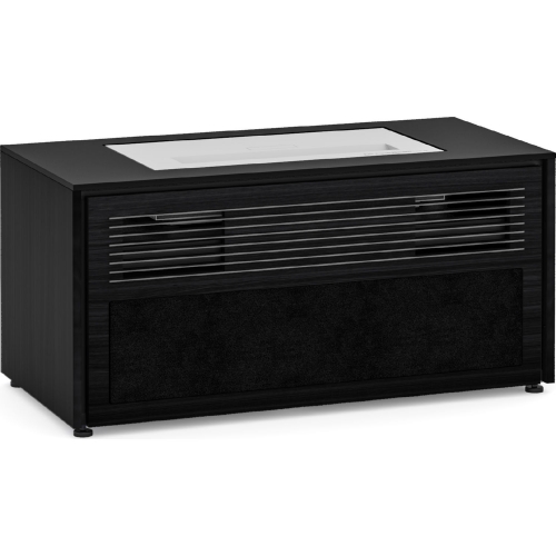 Siena 229S 44" Credenza Cabinet in Black Oak for LG 4K UHD Cinebeam Projector