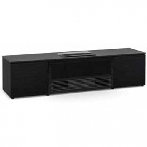 Chicago 245 85" Cabinet in Black Oak for Integrated Hisense UST PX1 Projector