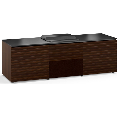 Zurich 236 66" Credenza Cabinet in Textured Brown for Epson HD 3LCD Projector