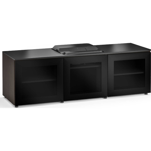 Oslo 237 66" Credenza Cabinet in Black Glass for Epson HD 3LCD Projector