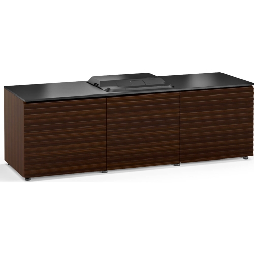 Zurich 237 66" Credenza Cabinet in Textured Brown for Epson HD 3LCD Projector