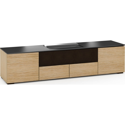 Denver 245 85" Credenda Cabinet in Natural Oak for Hisense UST 4K HD Laser Projector