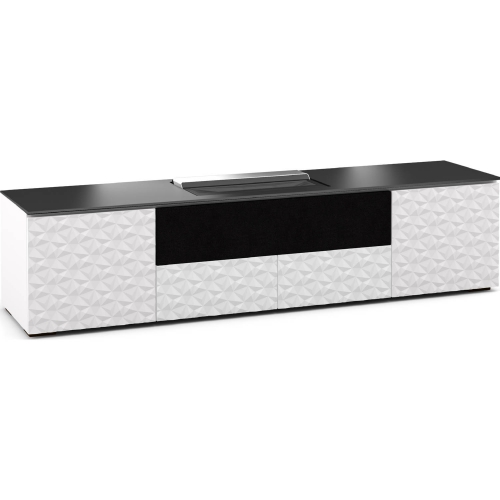 Milan 245 85" Credenda Cabinet in Gloss White for Hisense 10 series UST 4K HD Laser Projector