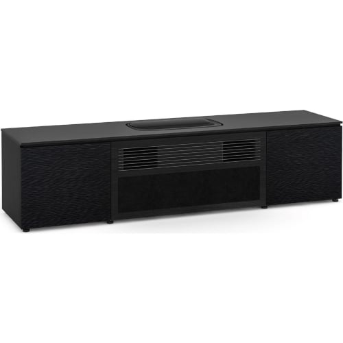 Chicago 245 85" AV Cabinet for integrated Hisense UST L9G Projector in Black Oak & Black