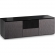 Seattle 236 64" TV Stand in Gray Oak & Black Glass