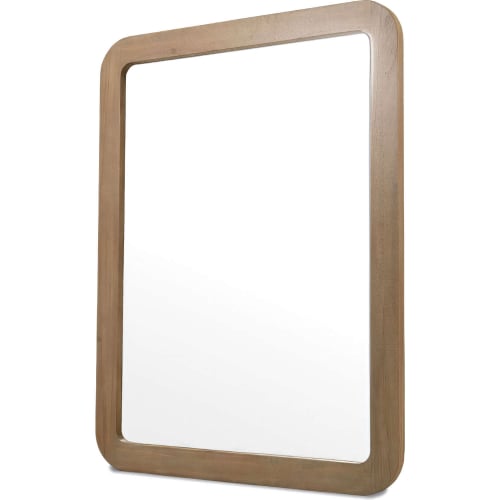 Monterey Mirror in Sandstone Finish Wood