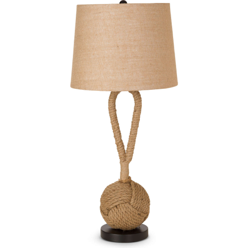 Rope 29"H Table Lamp in Natural Rope (Set of 2)