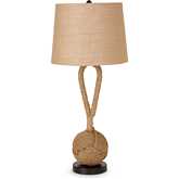 Rope 29"H Table Lamp in Natural Rope (Set of 2)