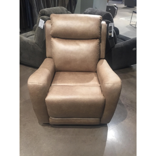 View Point Rocker Recliner in Vintage Brown Fabric