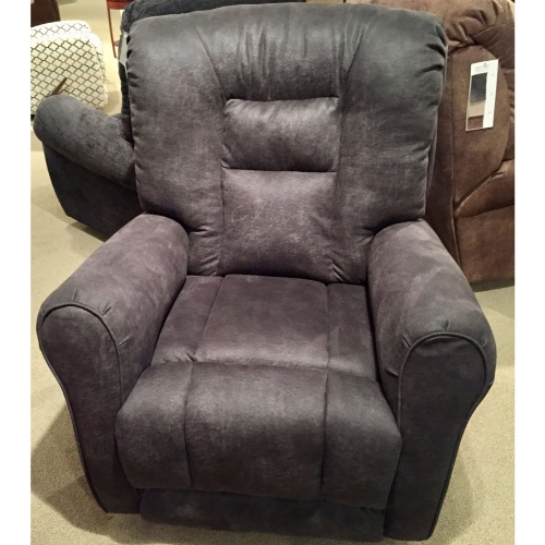 Grand Swivel Rocker Recliner in Ink Grey Fabric