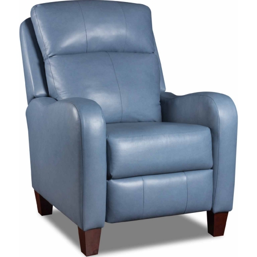 Prestige Hi-Leg Manual Recliner (Shown in Discontinued Denim Light Blue Leather)