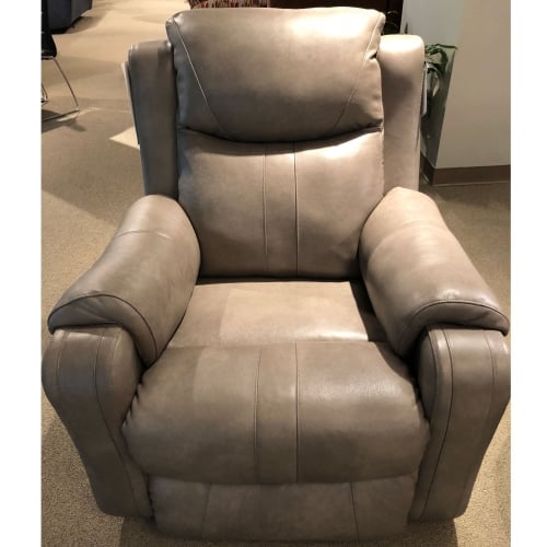 Marvel Manual Rocker Recliner in Cobblestone Taupe Leather