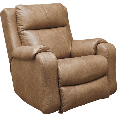 Contour Power Headrest Rocker Recliner w/ SoCozi in Cocoa Brown Leatherette