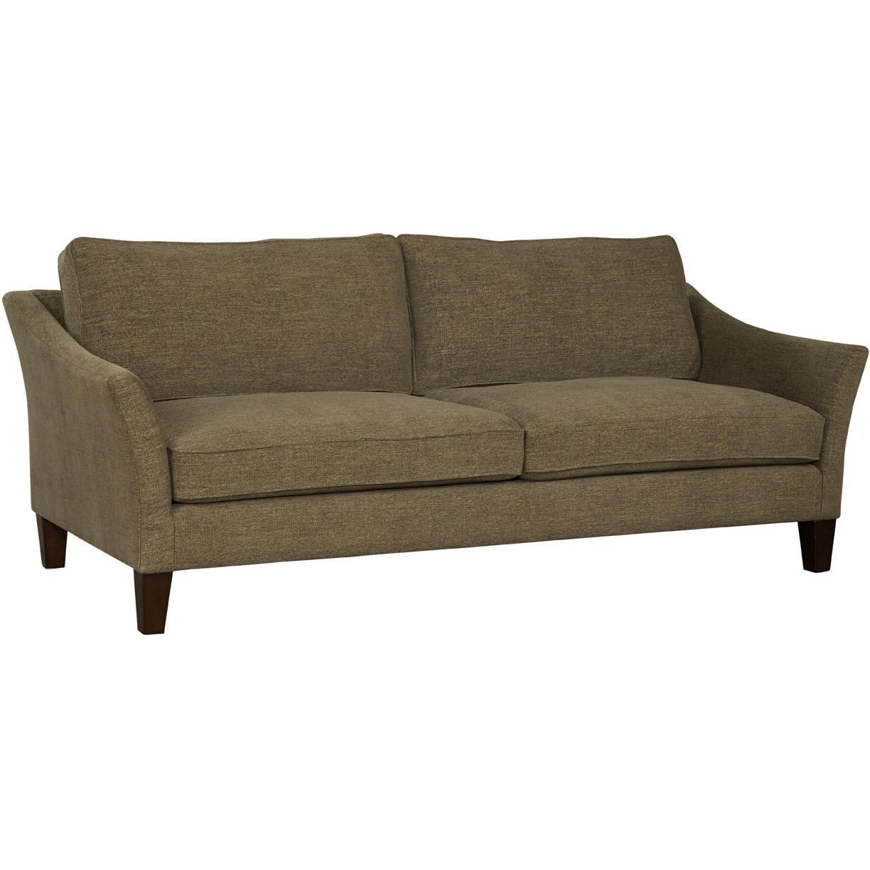 Spectra Belmont Sofa - Ls Belmont Sofa In Liana Spinach Green Fabric 