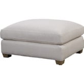 Celeste Ottoman in Tribecca Natural Fabric