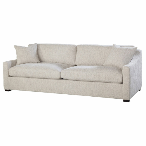 Delaney 84" Sofa in Maverick Rice Neutral Fabric