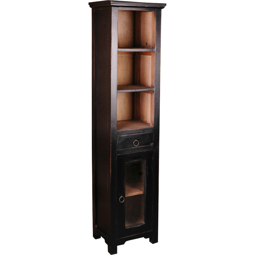 Tall skinny on sale china cabinet